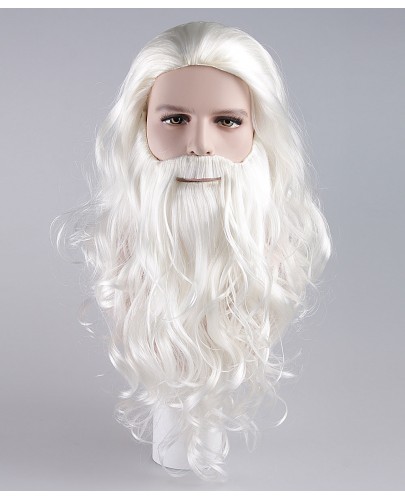 Adult Mens Santa Claus Wig and Beard Set HX-011